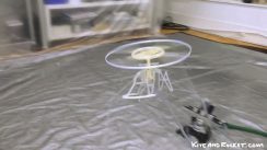 Indoor Water Helicopter Prototype Test Ends With Computer Drenching